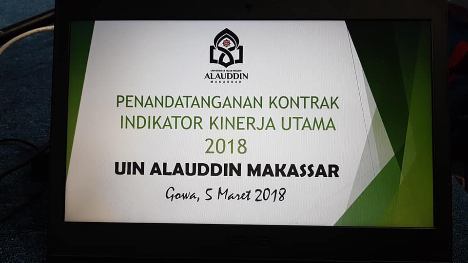 Gambar Rektor Tandatangani Kontrak IKU Pejabat Lingkup UIN Alauddin Makassar